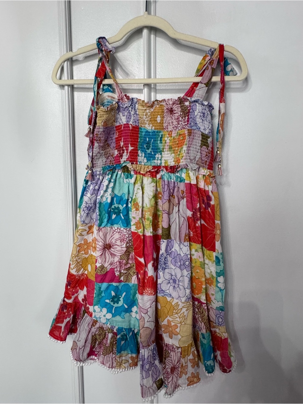 Zimmermann Multi-Color Floral Patchwork Sundress for Kids